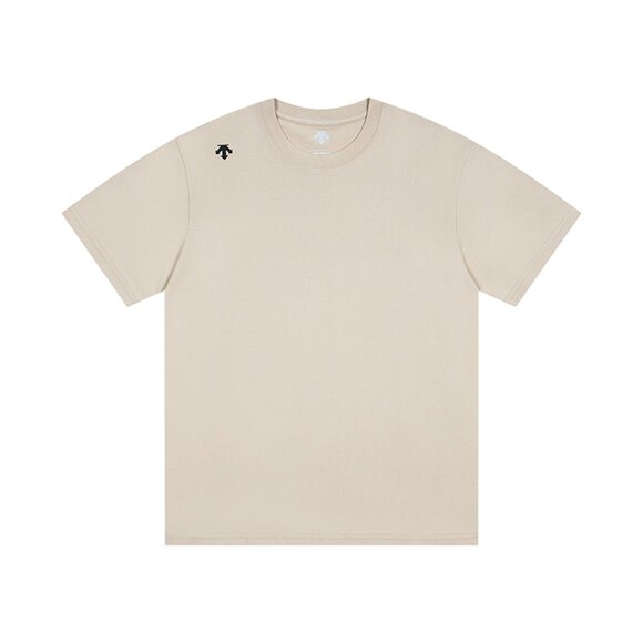 Light Brown Short-Sleeved T-Shirt Descente